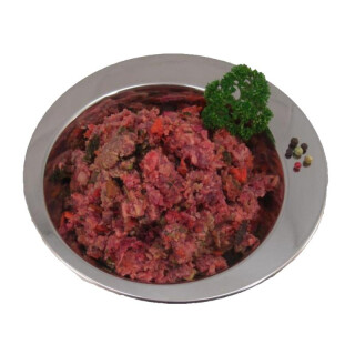 Wildfleisch Mahlzeit gewolft 500 g BARF Frostfutter