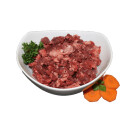 Rindfleisch und Rinderherz gewolft 1 kg BARF Frostfutter