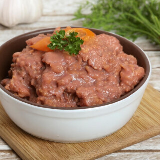 Rinderlunge gewolft 1 kg BARF Frostfutter