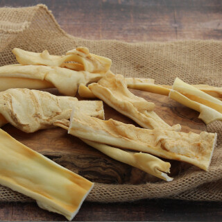 Wasserbüffel Kaustreifen 500 g getrocknet