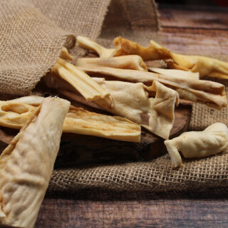 Lammkopfhaut natur 500 g getrocknet