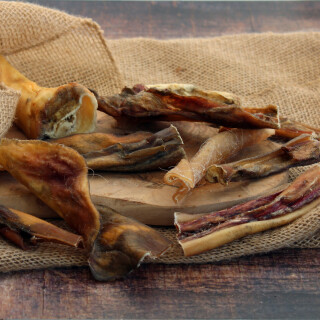 Rinderkopfhaut kurz getrocknet