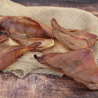 Schweineohren 100 Stück getrocknet 