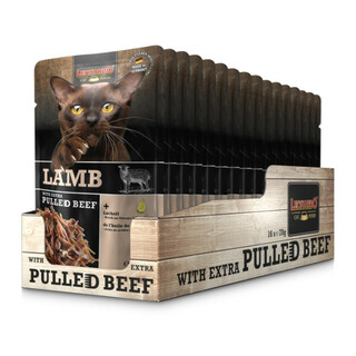 Leonardo Lamb + extra pulled Beef 16 x 70 g