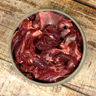 Lamafleisch (Guanaco) in Stücken 5 kg BARF Frostfutter