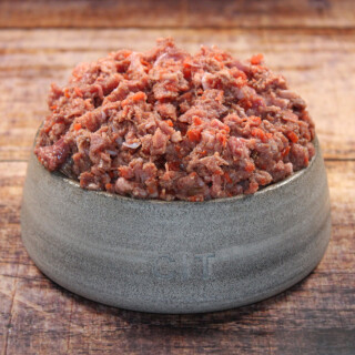 Lamm Hüttenmenü gewolft 1 kg BARF Frostfutter