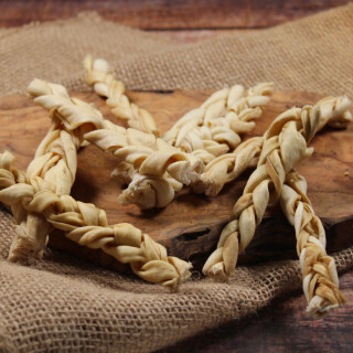 Lammhaut 250 g geflochten &  getrocknet