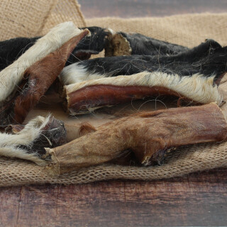 Rinderkopfhaut mit Fell 250 g getrocknet 