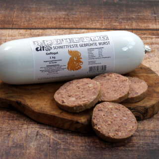 Brühling Geflügel 1 kg schnittfeste gebrühte Wurst 