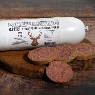 Brühling Wild 1 kg schnittfeste gebrühte Wurst