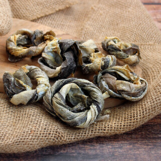 Dorschhaut Ringe getrocknet