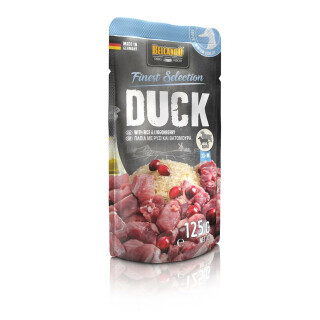 BELCANDO FINEST SELECTION 125g Ente mit Reis & Preiselbeeren
