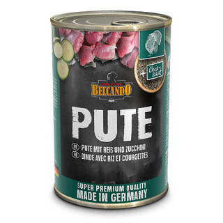 BELCANDO Super Premium Pute mit Reis & Zucchini 400g