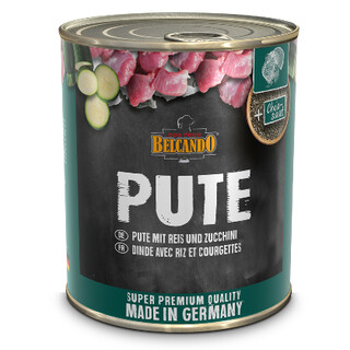 BELCANDO Super Premium Pute mit Reis & Zucchini 800g