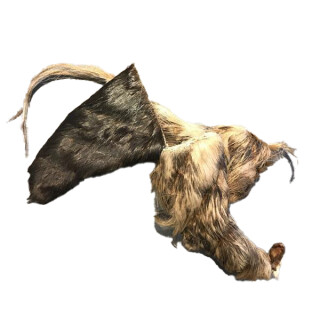 Pferdekopfhaut mit Fell 500g getrocknet