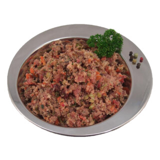 Rindfleisch und Pansen Mahlzeit 500 g BARF Frostfutter